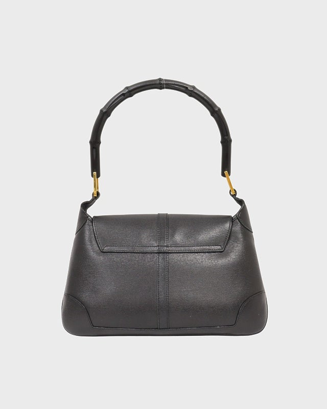 GUCCI ジャッキーレザーバンブーワンショルダーバッグ | Hedy