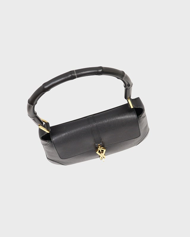 GUCCI ジャッキー　ワンショルダー　ハンドバッグ　レザー　ナイロン　金金具 GUCCI ジャッキーレザーバンブーワンショルダーバッグ | Hedy