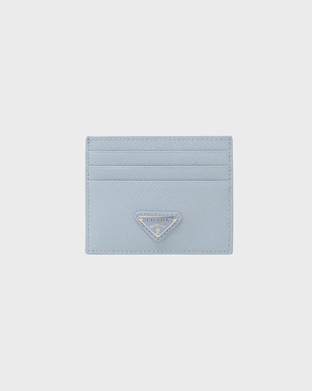 PRADA 三角ロゴ金具サフィアーノカードケース | Hedy