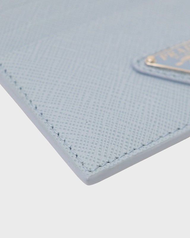 PRADA 三角ロゴ金具サフィアーノカードケース | Hedy