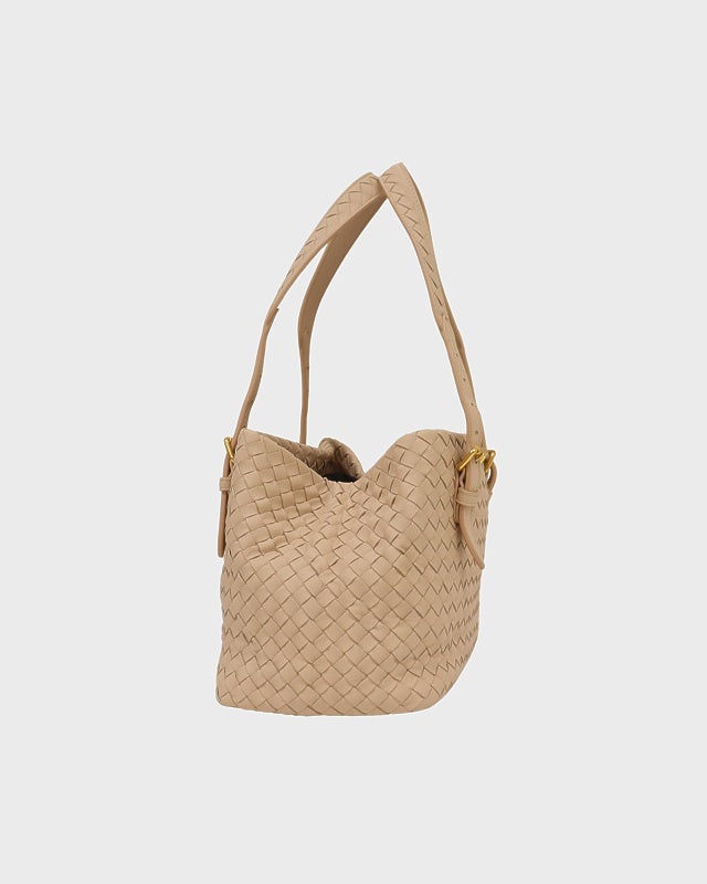 Vintage BOTTEGA VENETA イントレチャート ハンドバッグ 茶 BOTTEGA VENETA イントレチャートハンドバッグ | Hedy