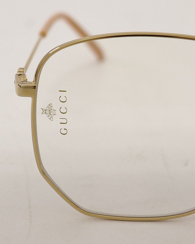 GUCCI スクエアフレームメガネ | Hedy
