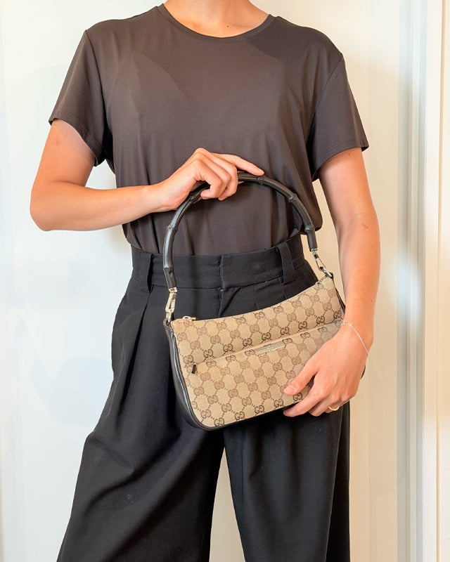 GUCCI GGキャンバスワンショルダーバッグ | Hedy