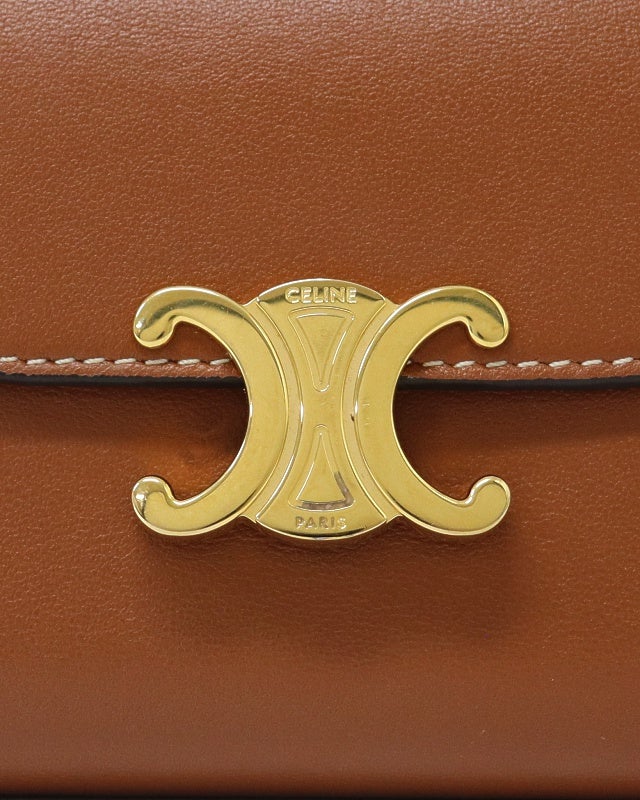 CELINE スモール フラップウォレット トリオンフ | Hedy