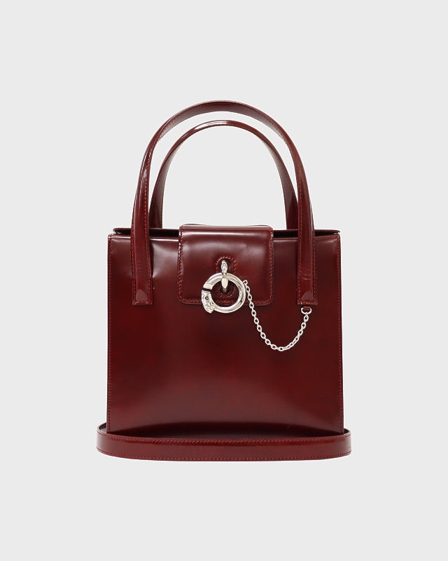 Cartier カルティエ シルク ハンドバッグ ヴィンテージ 1989 Cartier（カルティエ）バッグ | 【公式】ヴィンテージショップHedy