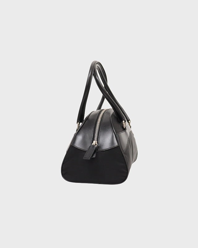 PRADA 三角ロゴ金具ナイロンレザーハンドバッグ | Hedy