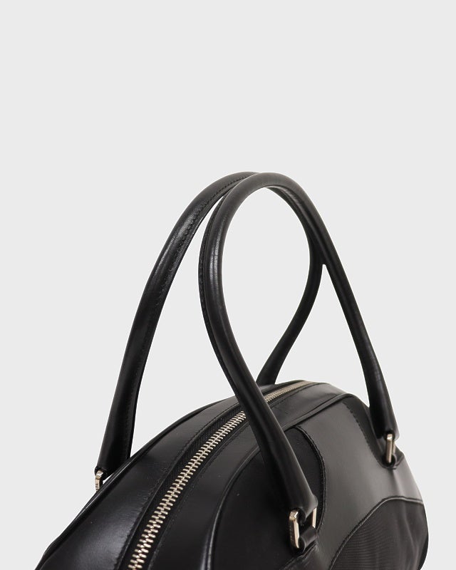 PRADA 三角ロゴ金具ナイロンレザーハンドバッグ | Hedy