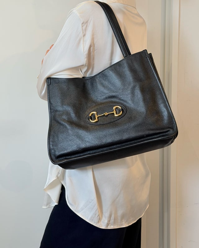 GUCCI ホースビットレザートートバッグ | Hedy