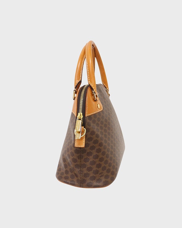 CELINE マカダム柄ハンドバッグ | Hedy
