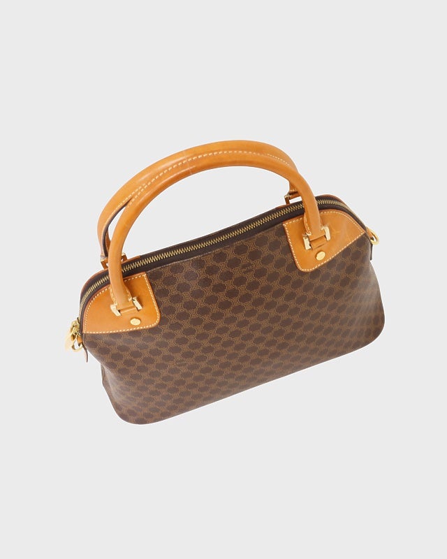 CELINE マカダム柄ハンドバッグ | Hedy