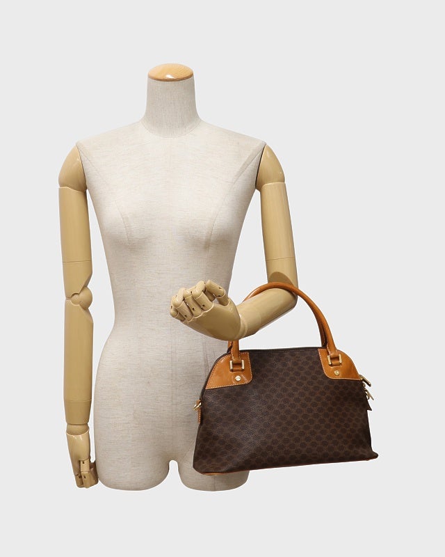 極美品鍵完備 CELINE ビシネス ハンドバッグ マカダム柄 A4収納可能 CELINE マカダム柄ハンドバッグ | Hedy