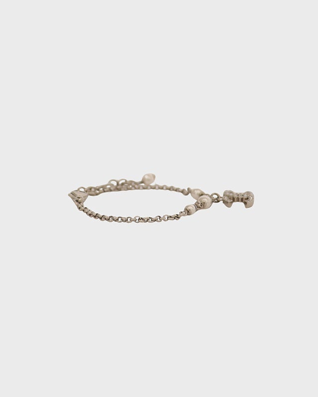 CHANEL COCOラインストーンパールブレスレット | Hedy