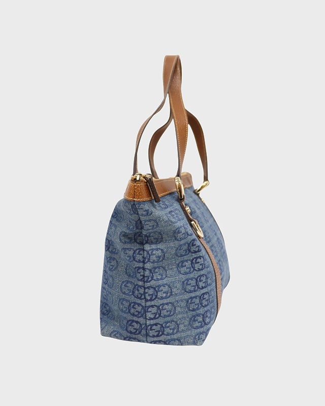 GUCCI アビーGGデニムハンドバッグ | Hedy