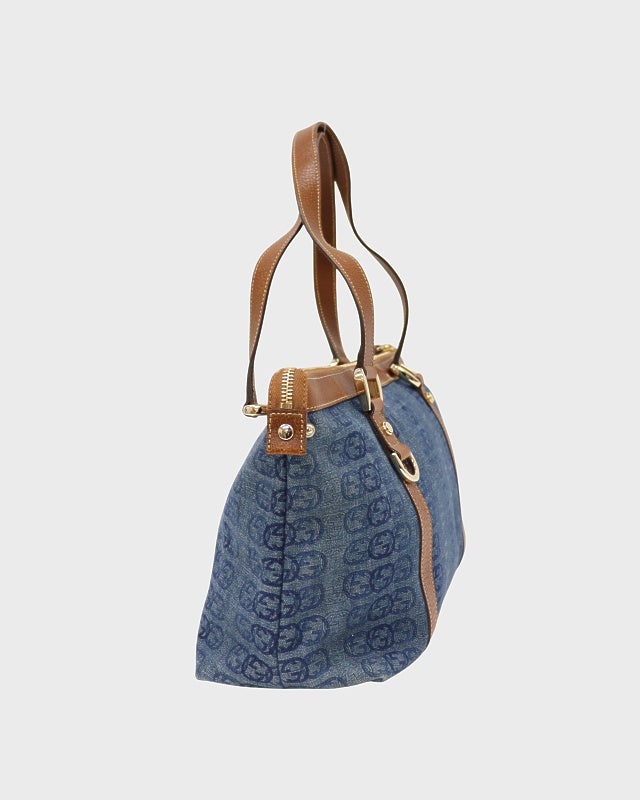 GUCCI アビーGGデニムハンドバッグ | Hedy