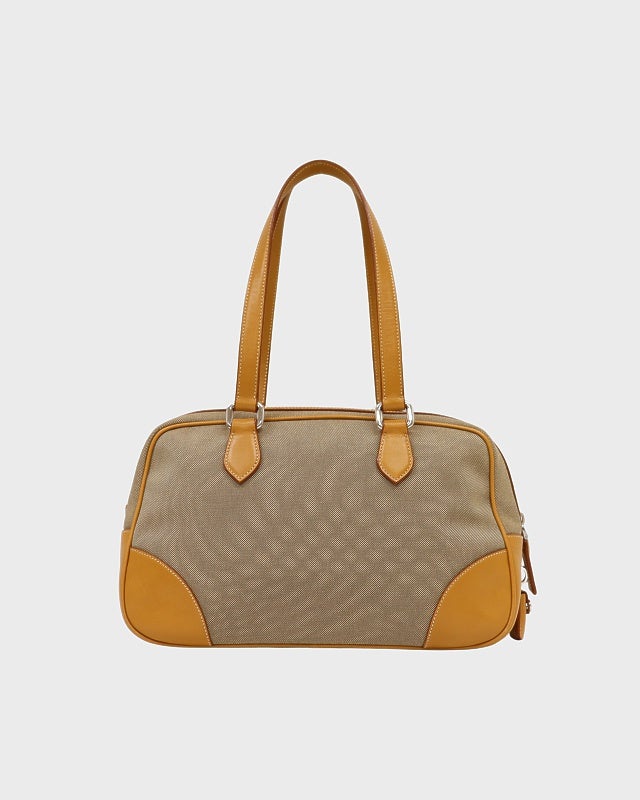 PRADA ロゴジャガードハンドバッグ | Hedy