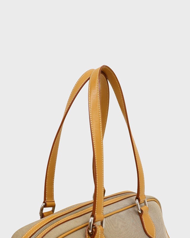 PRADA ロゴジャガードハンドバッグ | Hedy