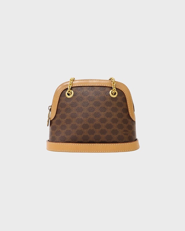 CELINE マカダム柄ミニチェーンショルダーバッグ | Hedy