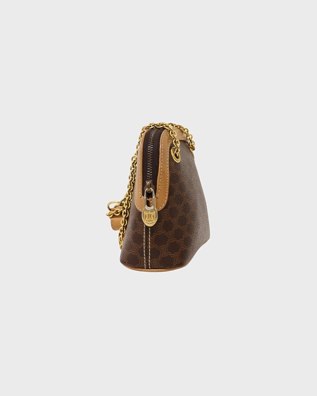 CELINE マカダム柄ミニチェーンショルダーバッグ | Hedy