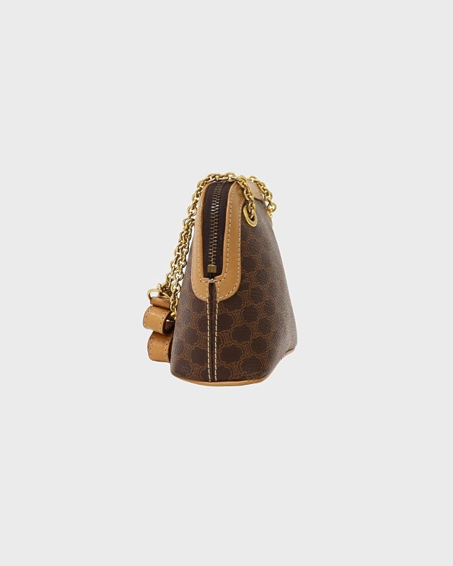 CELINE マカダム柄ミニチェーンショルダーバッグ | Hedy