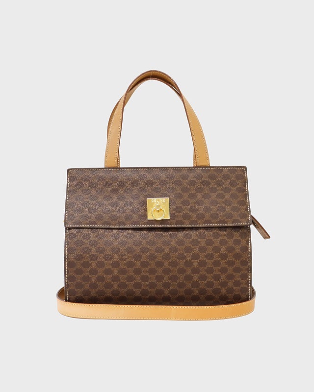 CELINE マカダム柄ガンチーニ金具2Wayバッグ | Hedy