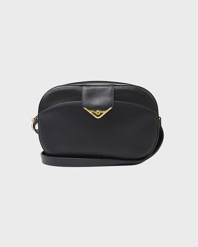 【美品】Cartierシルク製チェーンショルダー Cartier サファイアラインレザーショルダーバッグ | Hedy