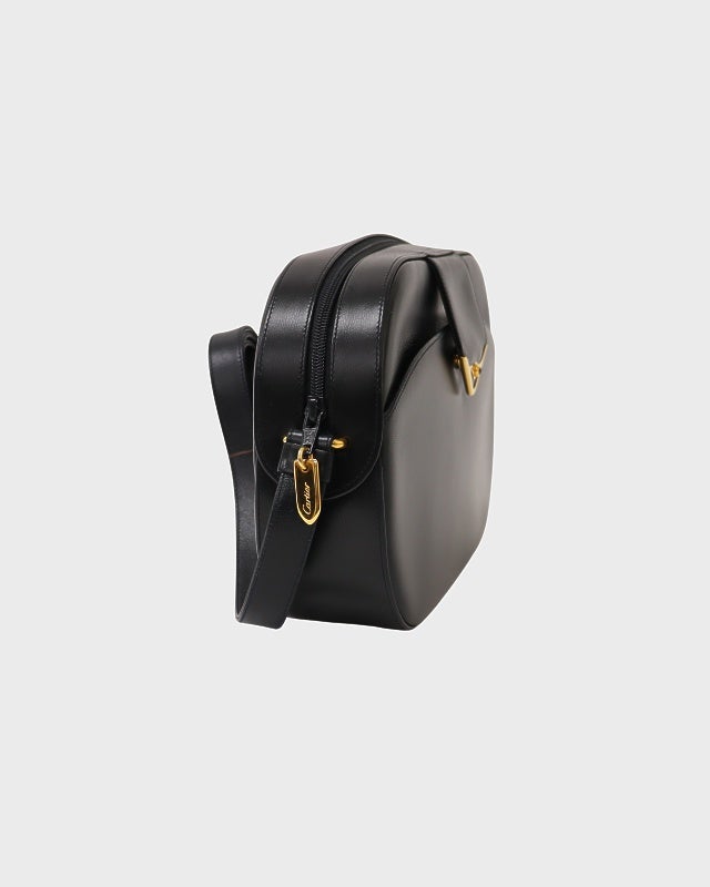 Cartier サファイアラインレザーショルダーバッグ | Hedy