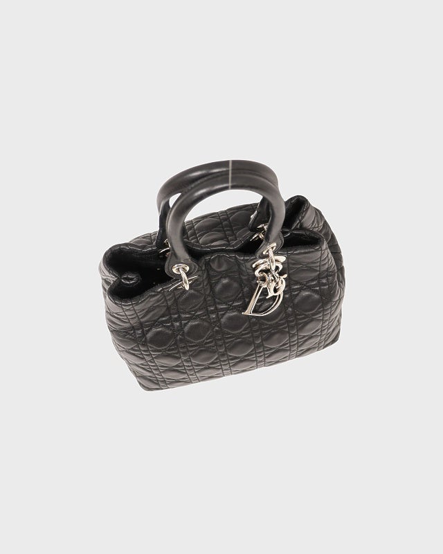 DIOR レディディオールレザーハンドバッグ | Hedy