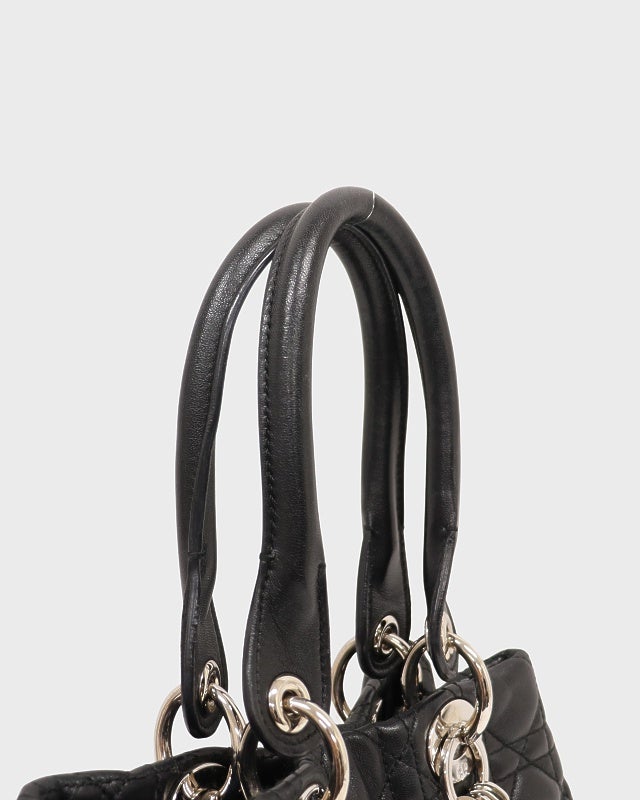 DIOR レディディオールレザーハンドバッグ | Hedy