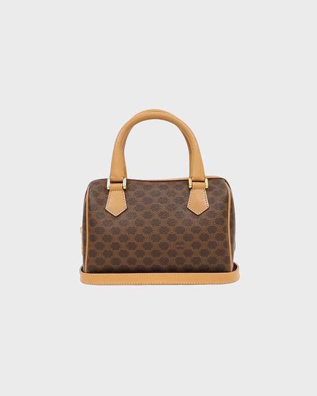 CELINE マカダム柄ボストンバッグ | Hedy