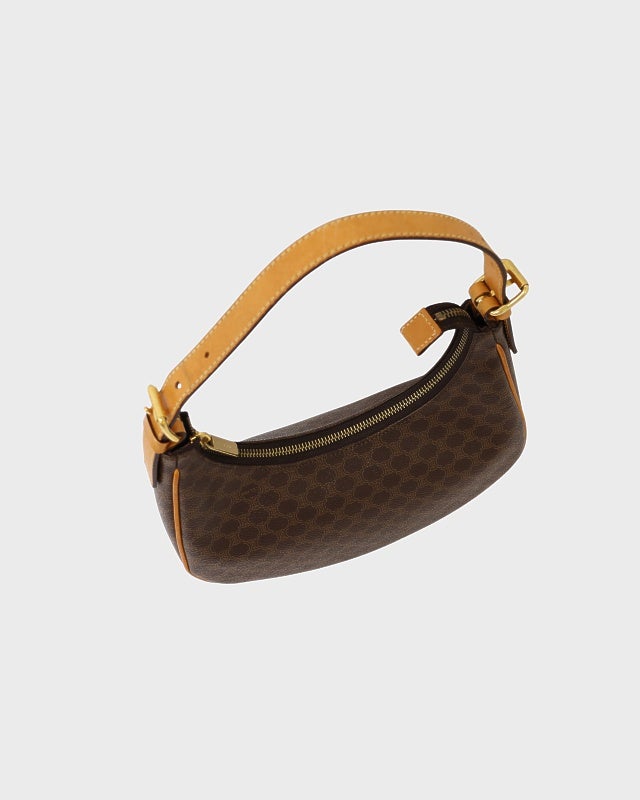 CELINE マカダム柄ホーボーワンショルダーバッグ | Hedy