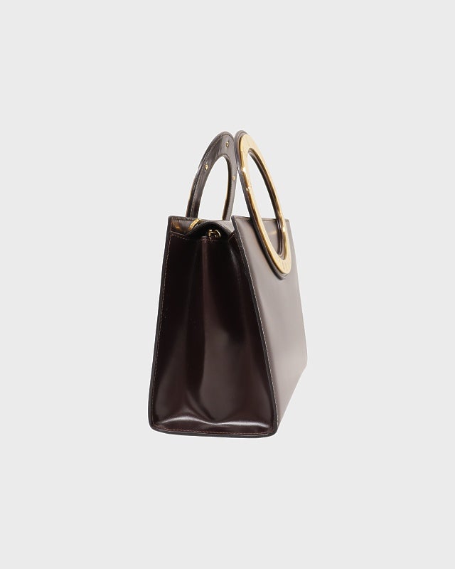 CELINE サークルロゴ金具レザー2Wayバッグ | Hedy
