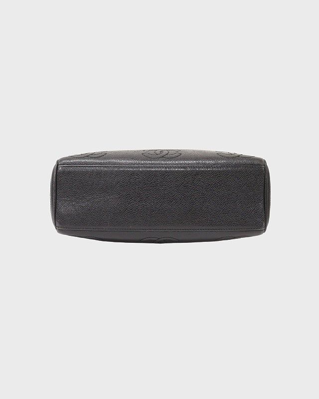 CHANEL キャビアスキンターンロックチェーンショルダーバッグ | Hedy