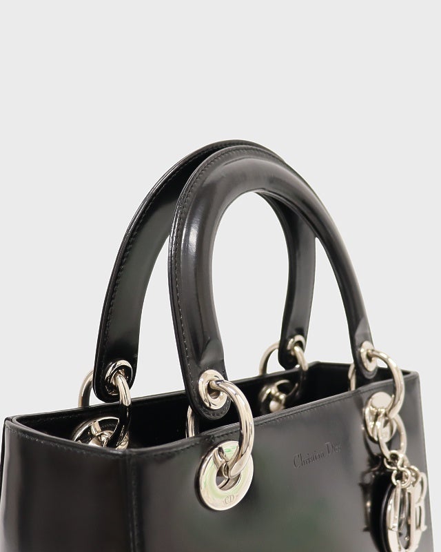 DIOR レディディオールパテントレザー2Wayバッグ | Hedy
