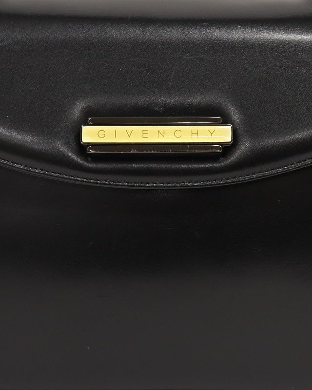 GIVENCHY ロゴレザーハンドバッグ | Hedy
