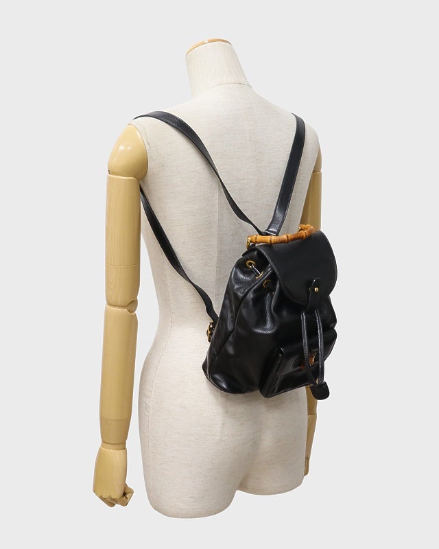 GUCCI バンブーレザーリュックサック | Hedy