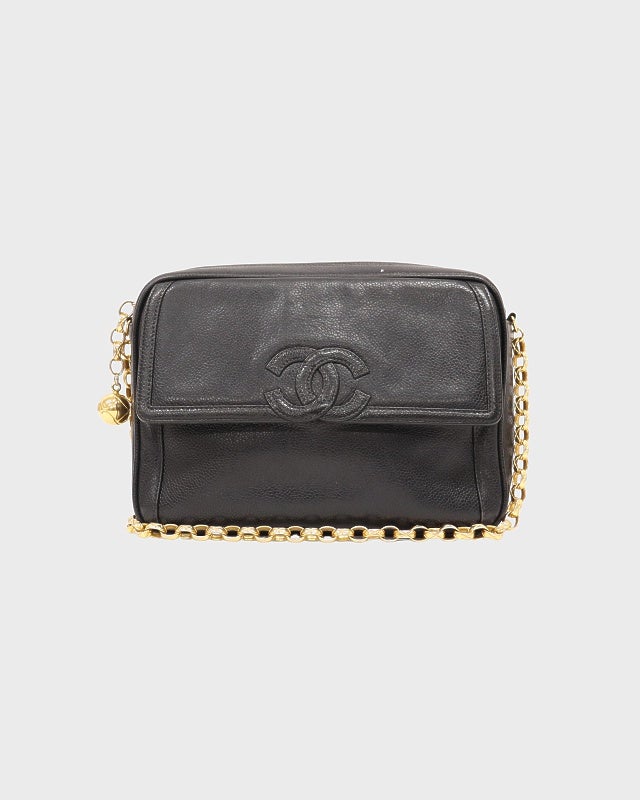シャネル　キャビアスキン　ショルダーバッグ CHANEL キャビアスキンチェーンショルダーバッグ | Hedy
