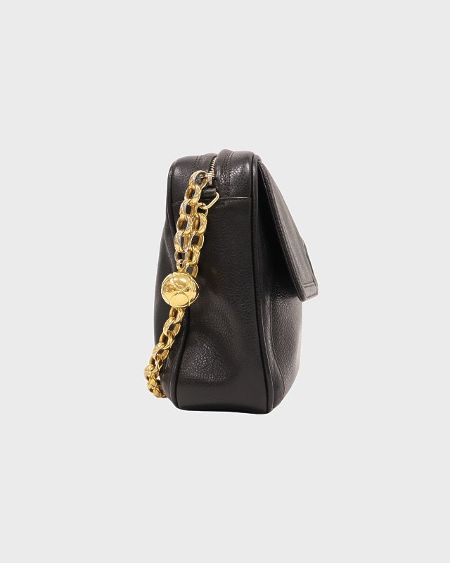 CHANEL キャビアスキンチェーンショルダーバッグ | Hedy