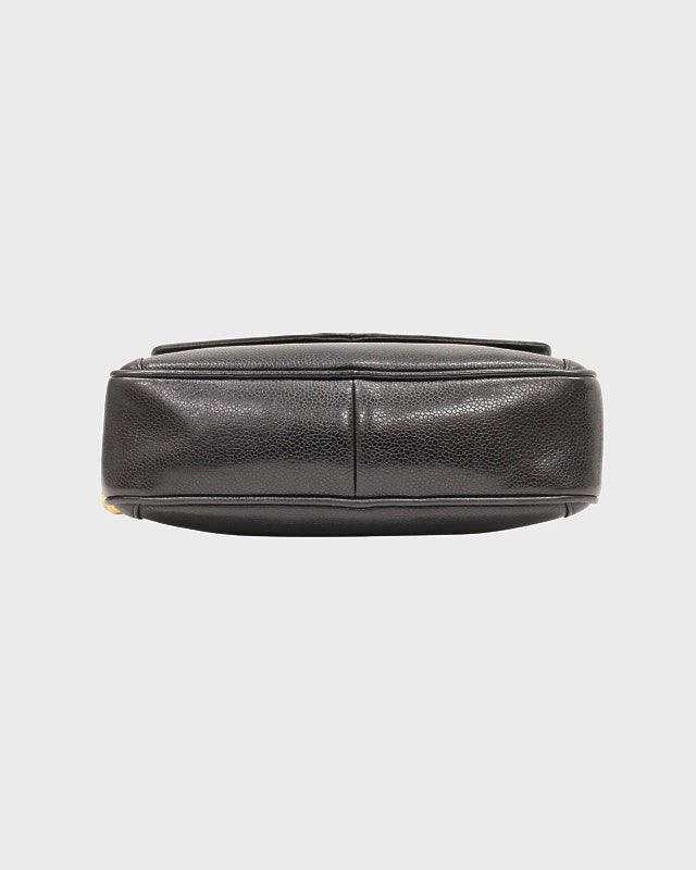 CHANEL キャビアスキンチェーンショルダーバッグ | Hedy