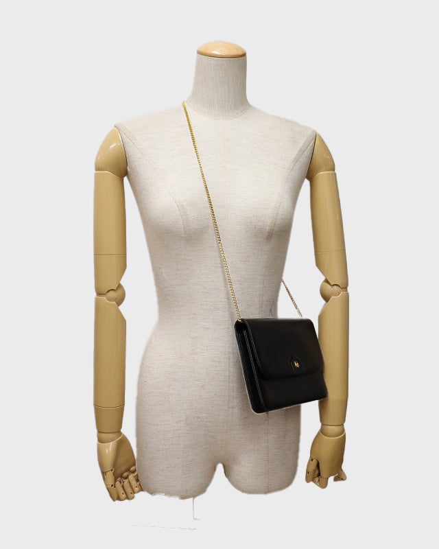 DIOR ロゴ金具チェーンショルダーバッグ | Hedy