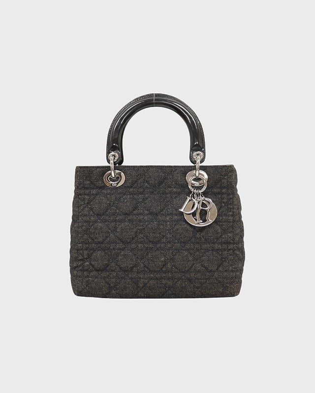 DIOR レディディオールデニムハンドバッグ | Hedy