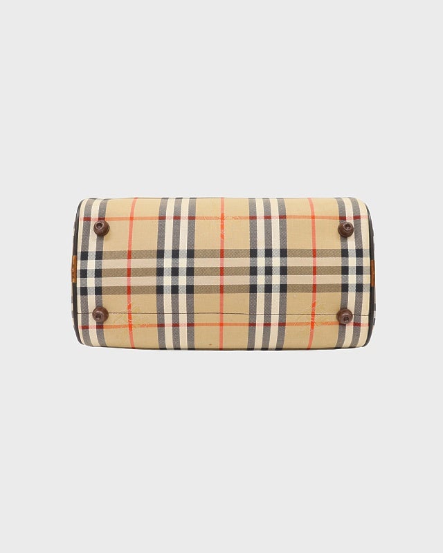 BURBERRY チェック柄ボストンバッグ | Hedy