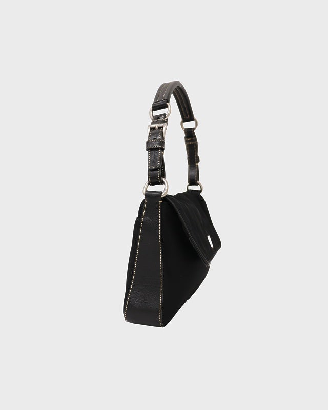 PRADA 三角ロゴ金具ナイロンレザーワンショルダーバッグ | Hedy