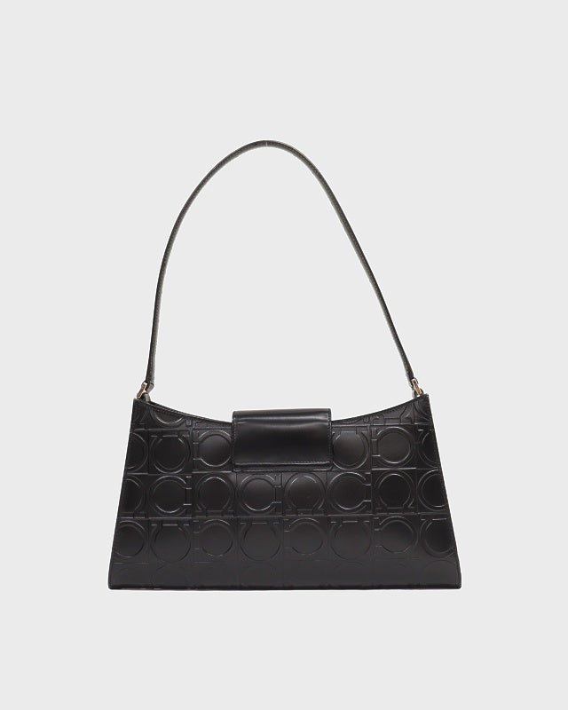 Ferragamo ガンチーニレザーワンショルダーバッグ | Hedy