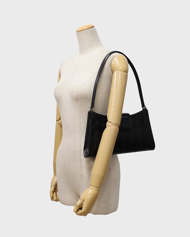 Ferragamo ガンチーニレザーワンショルダーバッグ | Hedy