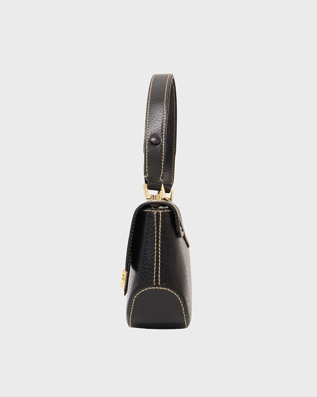 Ferragamo ガンチーニ金具レザーワンショルダーバッグ | Hedy