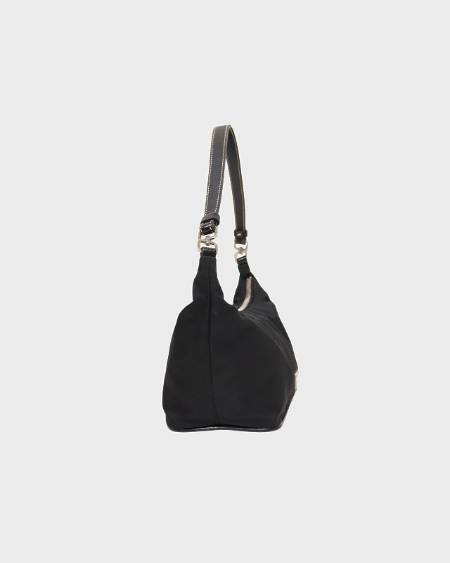 PRADA 三角ロゴ金具ナイロンレザーワンショルダーバッグ | Hedy