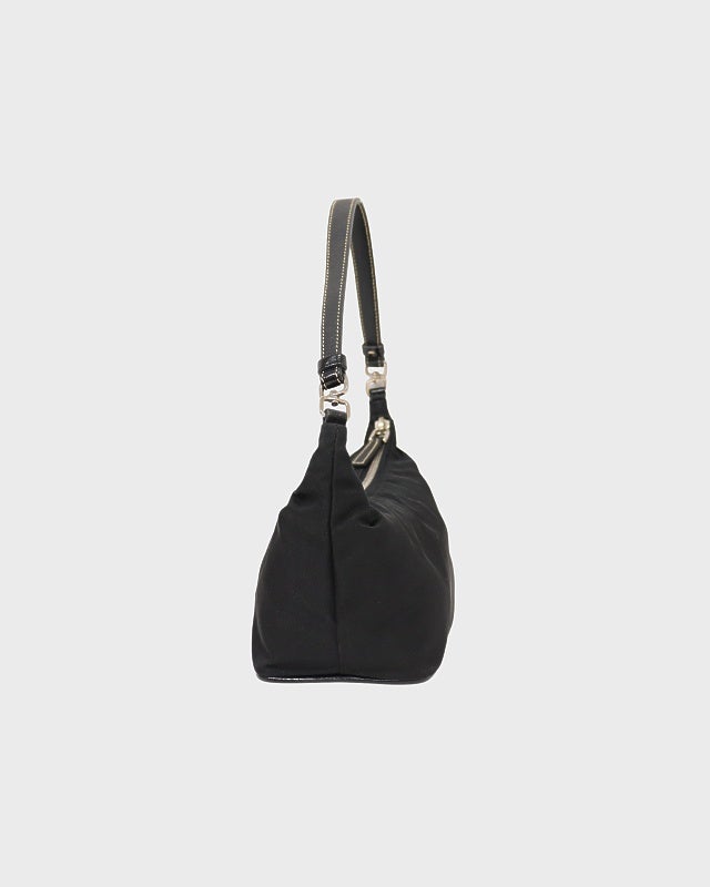 PRADA 三角ロゴ金具ナイロンレザーワンショルダーバッグ | Hedy