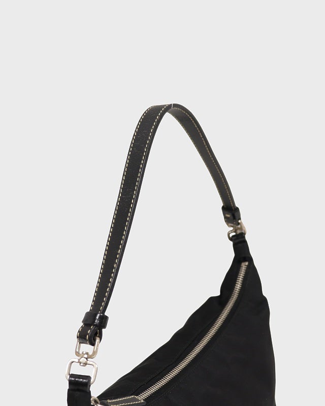PRADA 三角ロゴ金具ナイロンレザーワンショルダーバッグ | Hedy