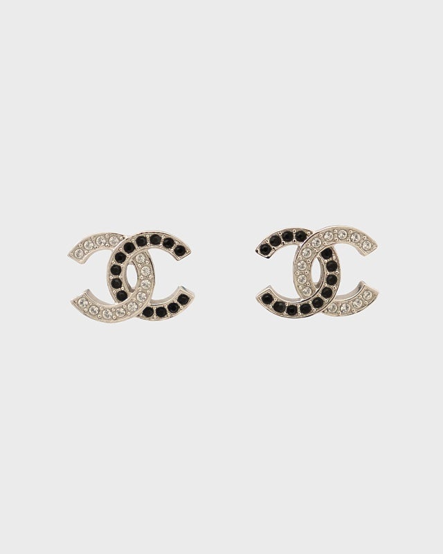 CHANEL COCOラインストーンピアス | Hedy