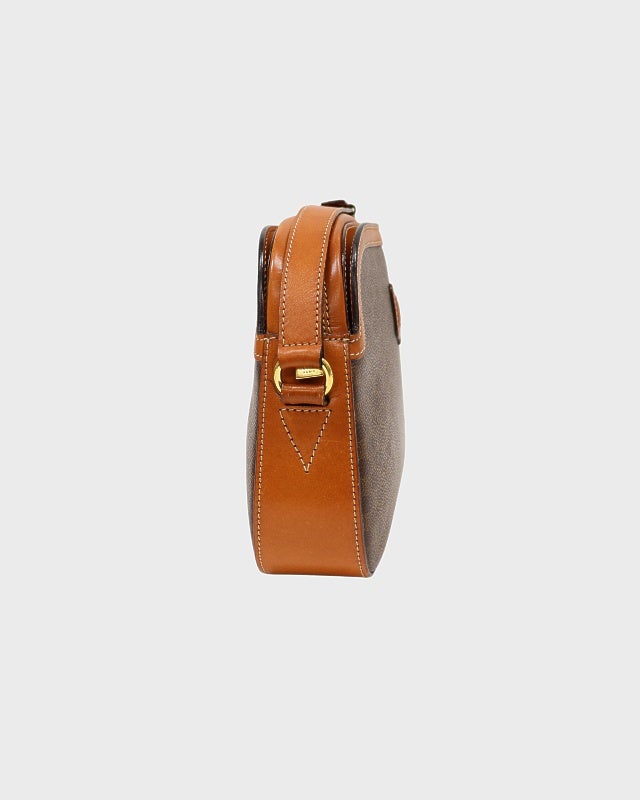 CELINE マカダム柄ブラゾン刻印ショルダーバッグ | Hedy
